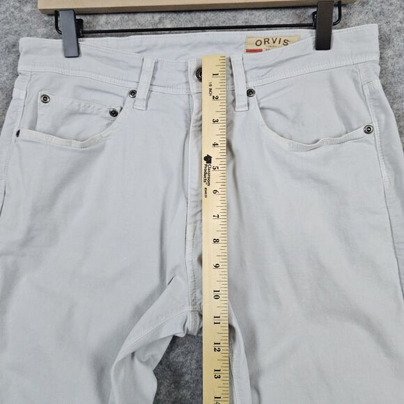 Orvis Men's Jeans Light Blue 32x30 (ACTUAL 31x28)‎ Denim Straight Leg 5-Pocket - Picture 11 of 16